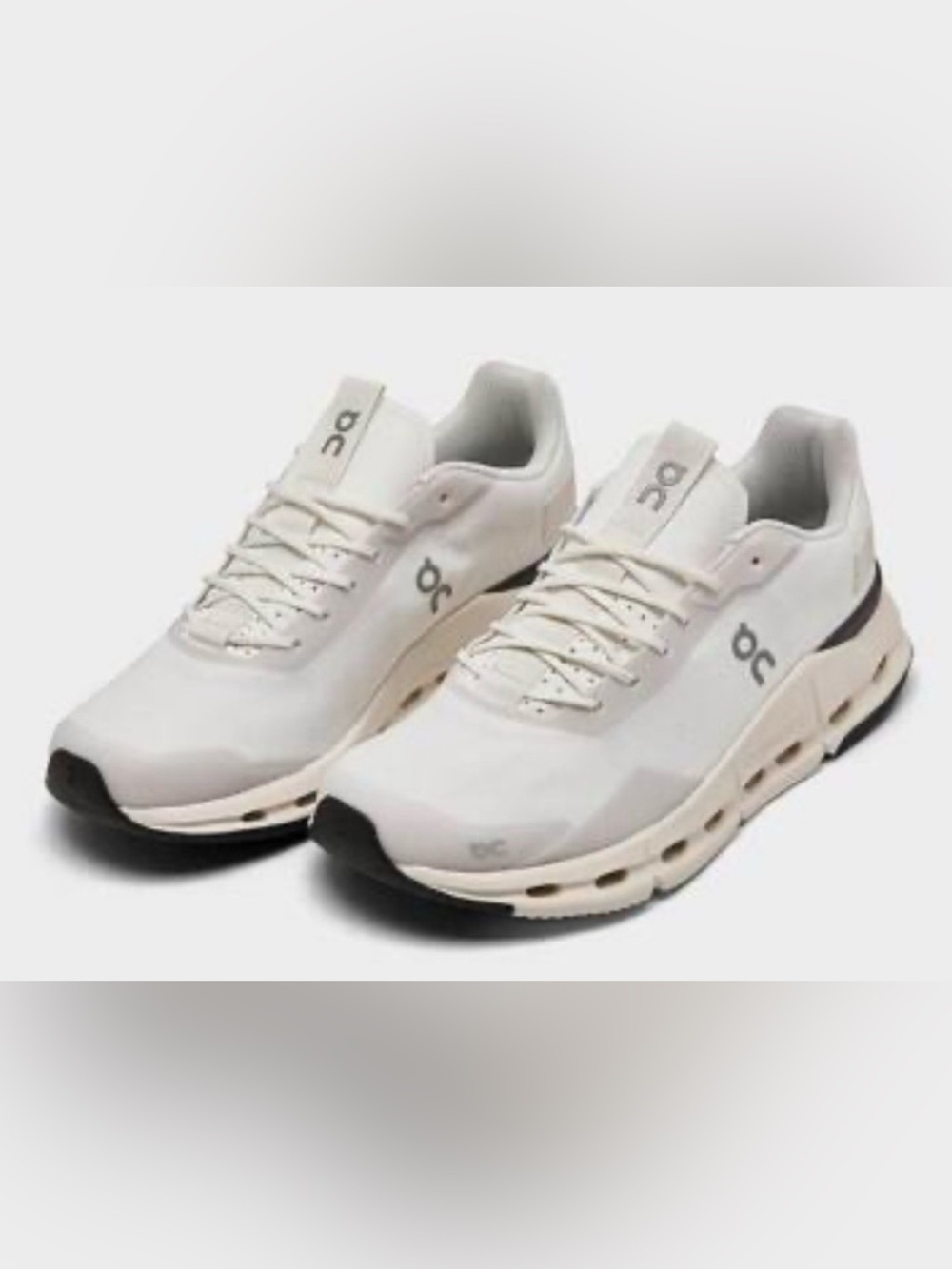 On Running Cloudnova Form in White/Beige/Eclipse - Picture 2 of 5